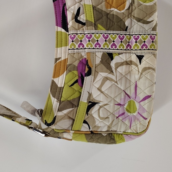 Vera Bradley Portobello Road Print Shoulder Bag Front Pockets Zip Top Retired - Picture 2 of 9